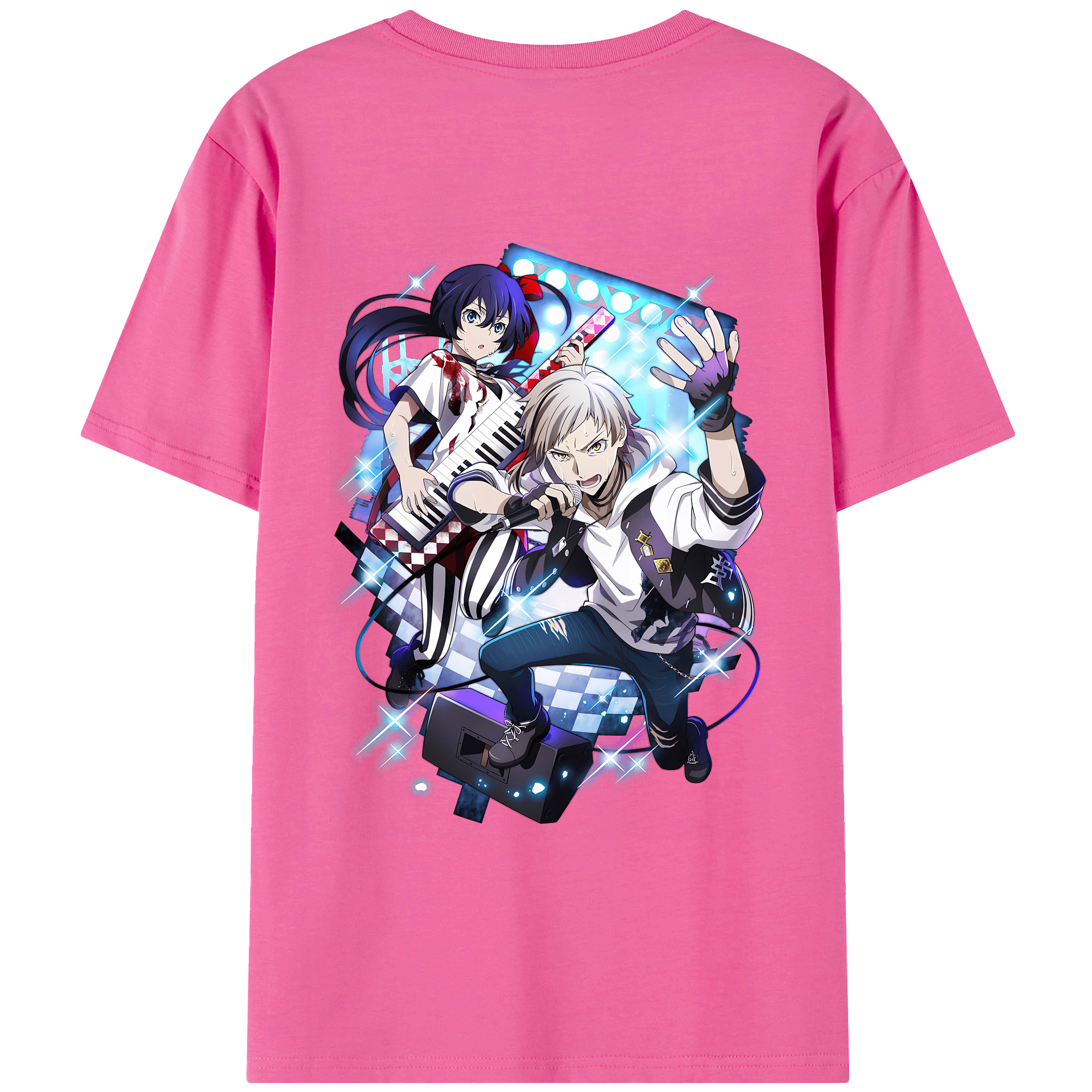 （画像用） 文豪ストレイドッグス Bungo Stray Dogs レディース半袖Tシャツ(バックプリント)